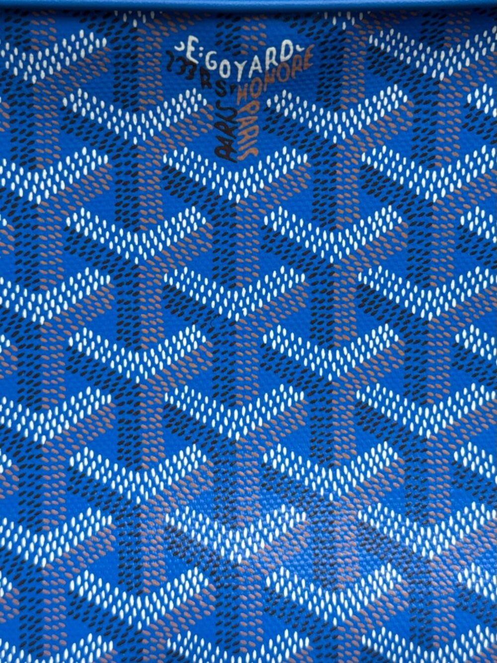 Goyard Blue Cap Vert Shoulder Bag - Picture 5 of 6